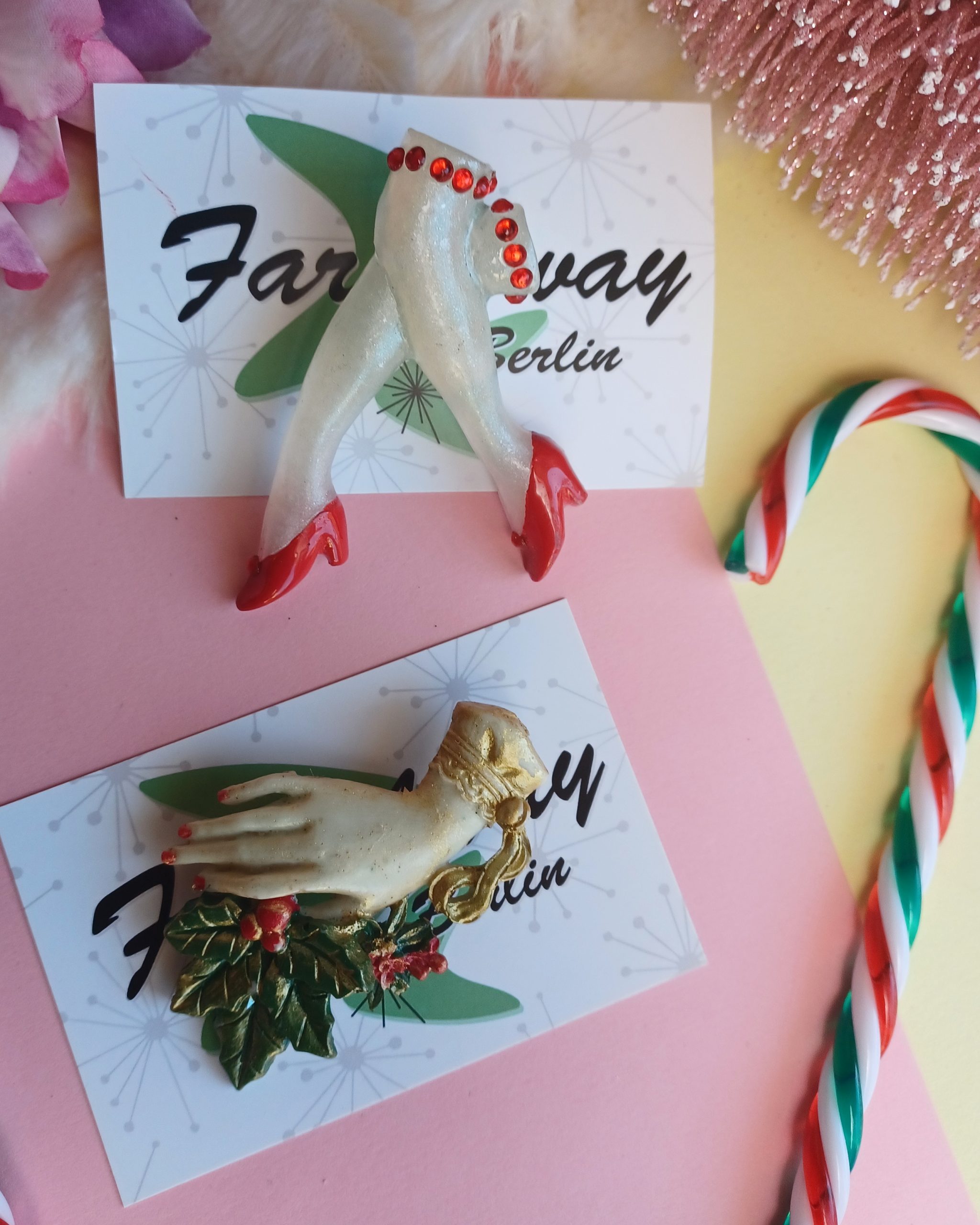 * XMAS RESTOCK * Eternal Holly Victorian Brooch - Image 7