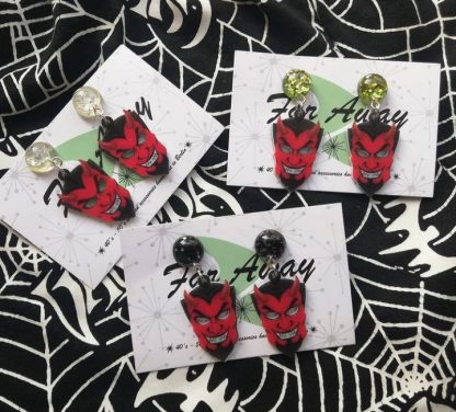 * HALLOWEEN SPECIAL * El Diablo Earrings