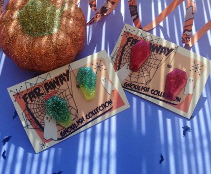 Glitter Mini Coffin Earrings - Image 7