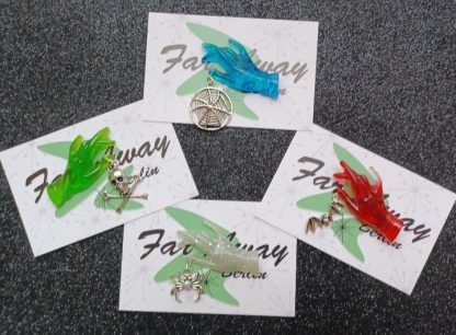 * HALLOWEEN SPECIAL * The Witch's Hand Brooches