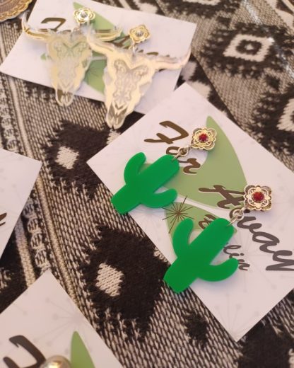 * Western Collection* Mae Cacti Earrings