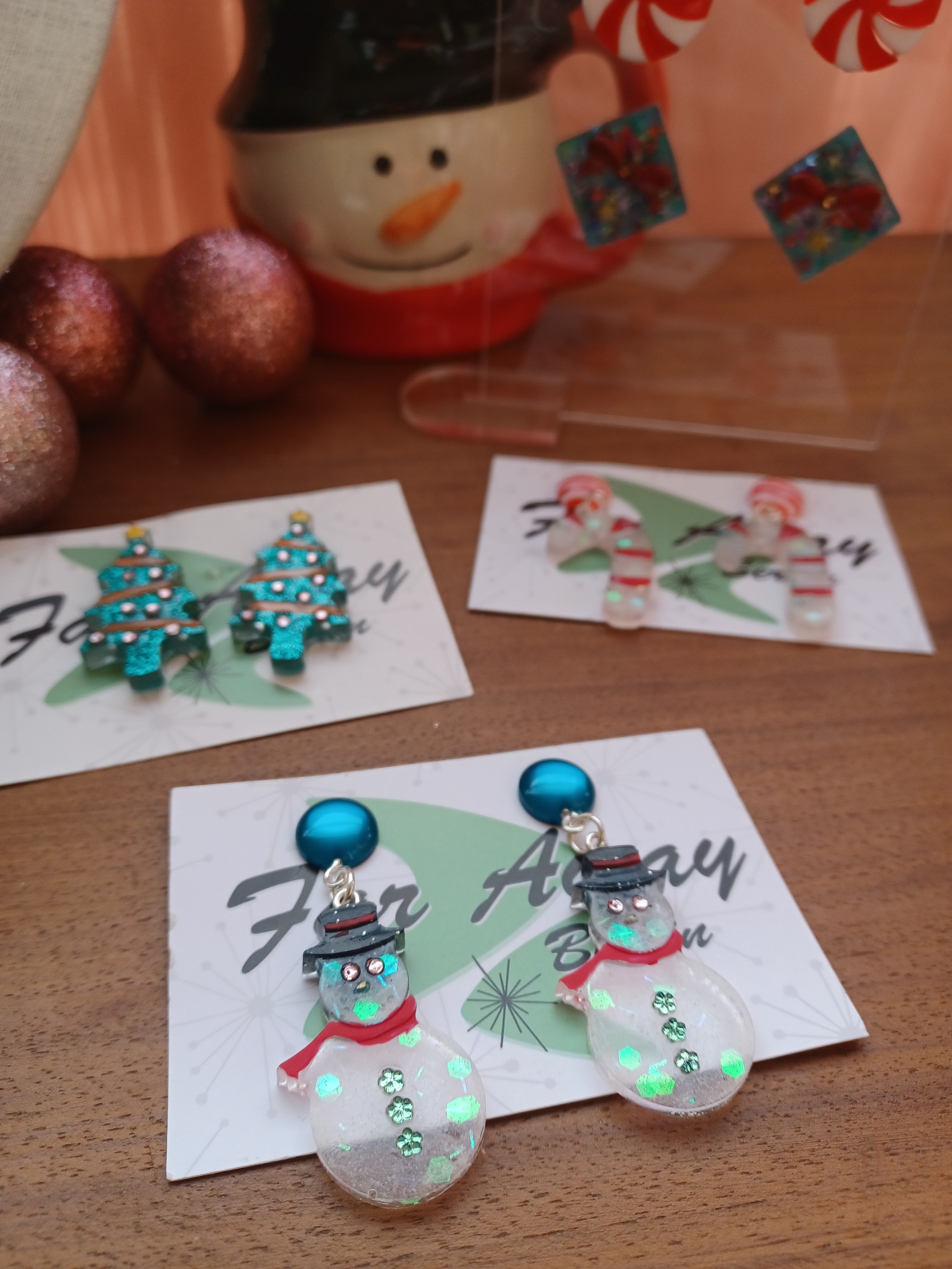 * XMAS SPECIAL * Snowy Nostalgia Earrings - Image 2