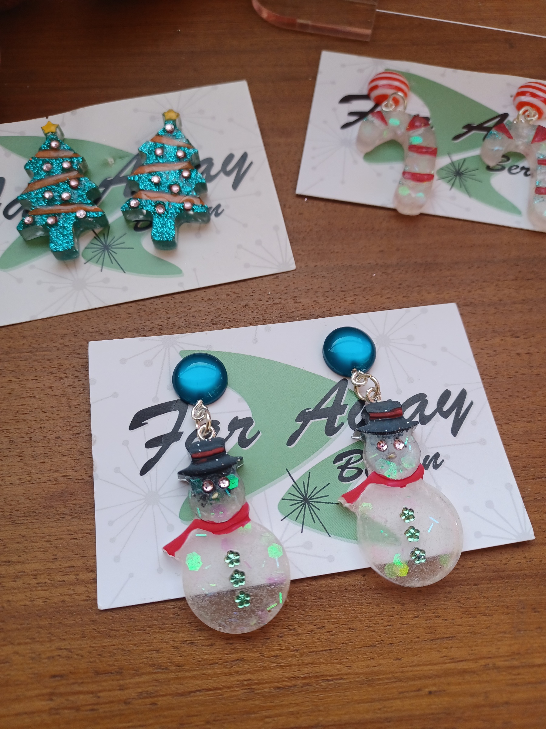 * XMAS SPECIAL * Snowy Nostalgia Earrings