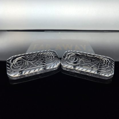NEW Lucite Brooch Web of Roses - Image 4