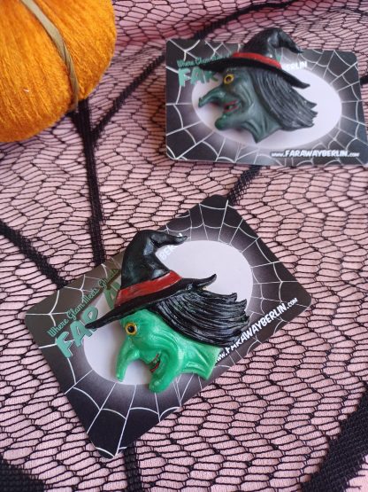 * HALLOWEEN SPECIAL * Mystic Coven Witch Brooch - Image 9