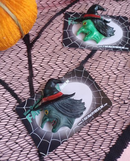 * HALLOWEEN SPECIAL * Mystic Coven Witch Brooch - Image 7